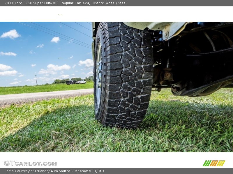 Oxford White / Steel 2014 Ford F350 Super Duty XLT Regular Cab 4x4