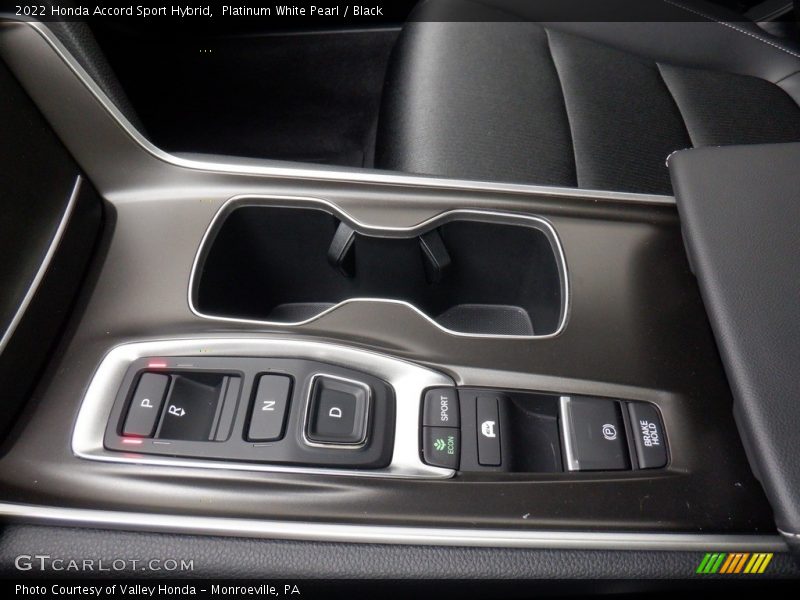 Platinum White Pearl / Black 2022 Honda Accord Sport Hybrid