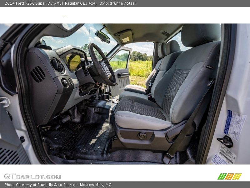 Front Seat of 2014 F350 Super Duty XLT Regular Cab 4x4