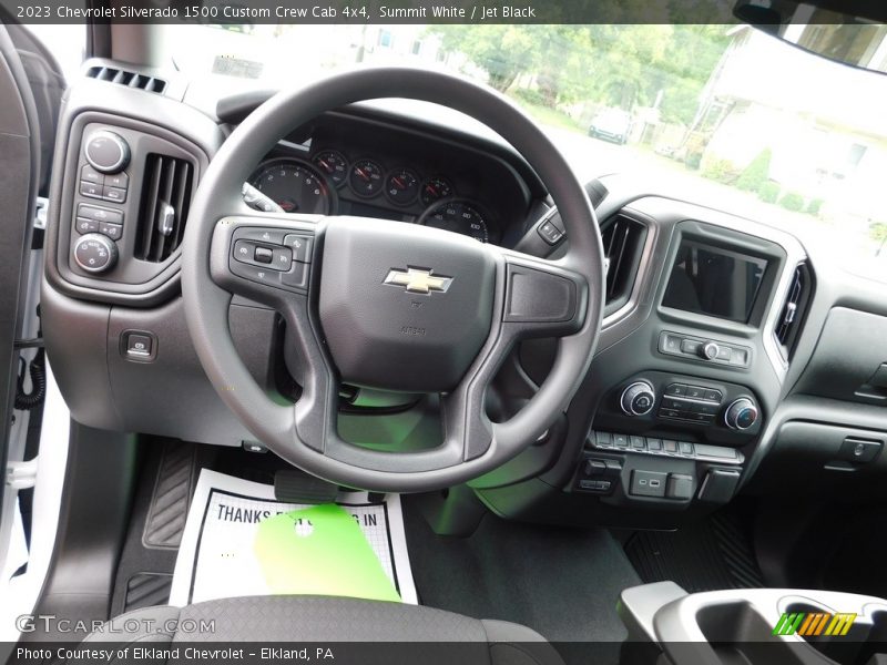 Dashboard of 2023 Silverado 1500 Custom Crew Cab 4x4
