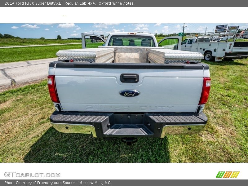 Oxford White / Steel 2014 Ford F350 Super Duty XLT Regular Cab 4x4