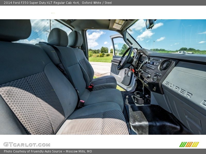 Oxford White / Steel 2014 Ford F350 Super Duty XLT Regular Cab 4x4