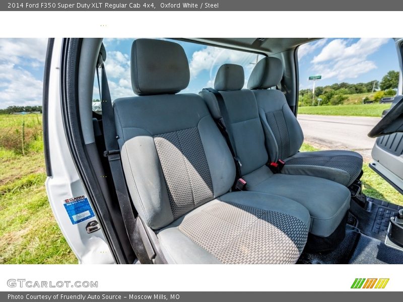 Oxford White / Steel 2014 Ford F350 Super Duty XLT Regular Cab 4x4