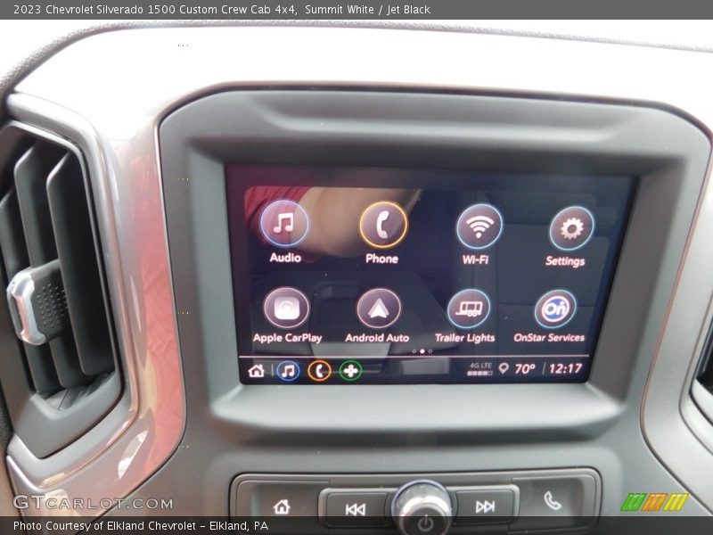Controls of 2023 Silverado 1500 Custom Crew Cab 4x4