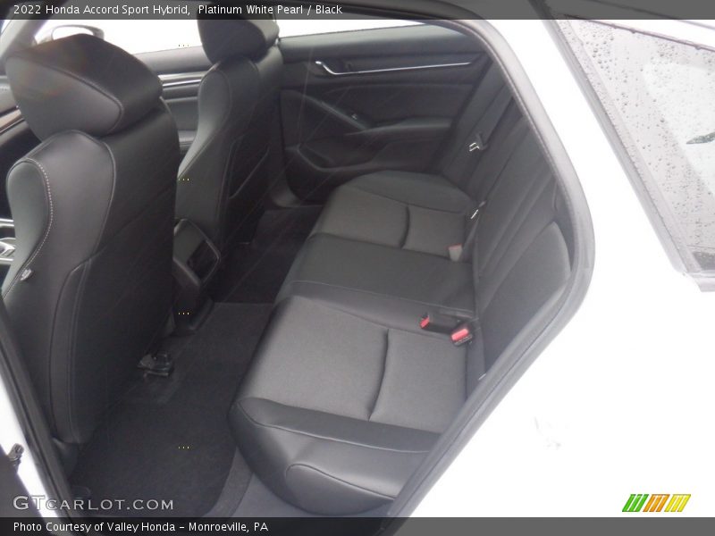 Platinum White Pearl / Black 2022 Honda Accord Sport Hybrid