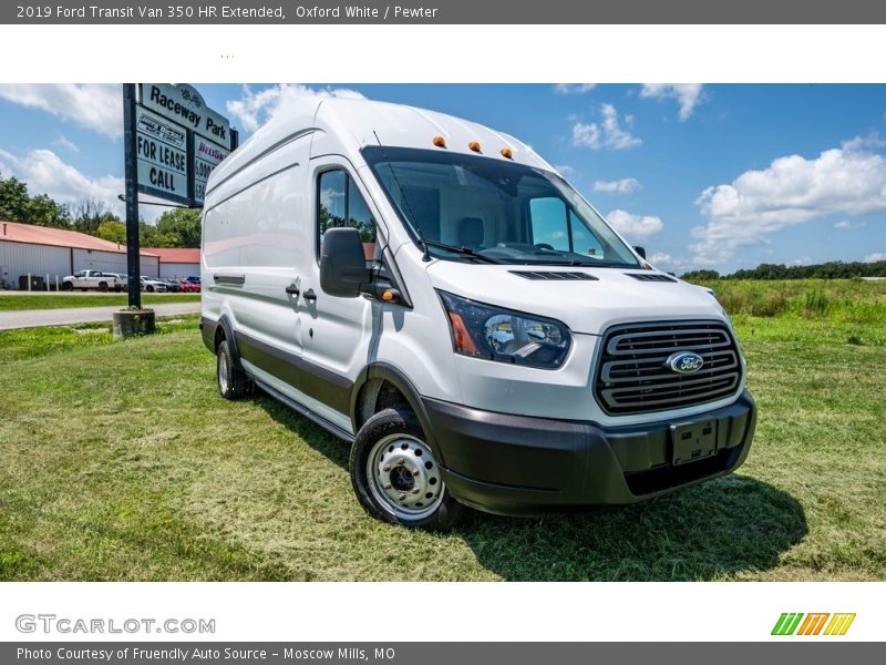 Front 3/4 View of 2019 Transit Van 350 HR Extended