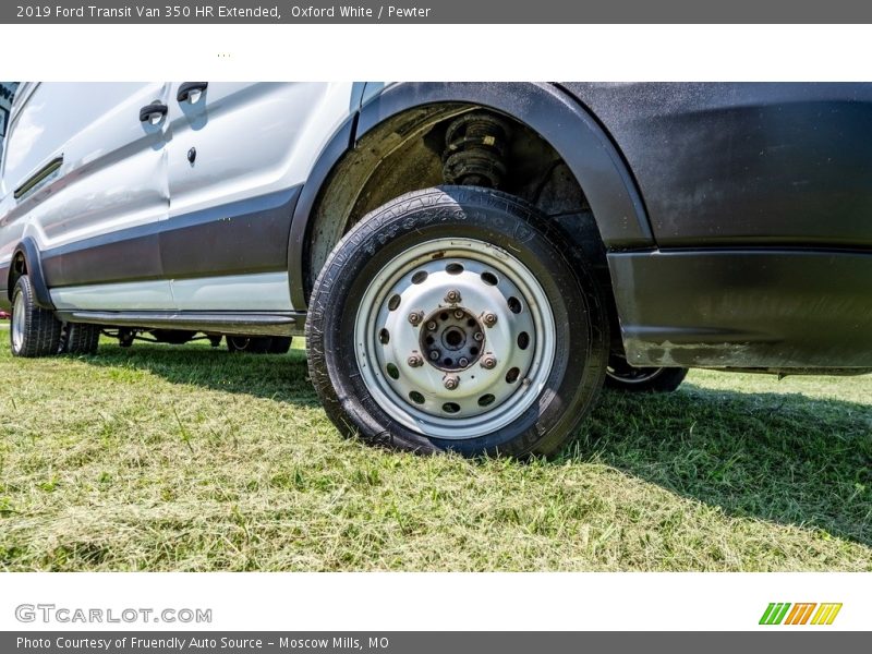 Oxford White / Pewter 2019 Ford Transit Van 350 HR Extended
