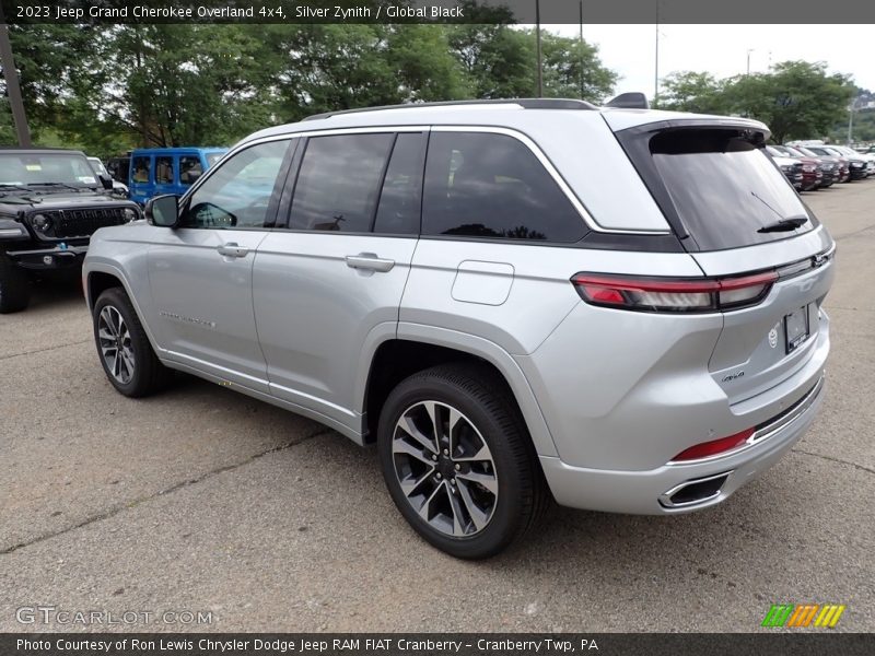 Silver Zynith / Global Black 2023 Jeep Grand Cherokee Overland 4x4