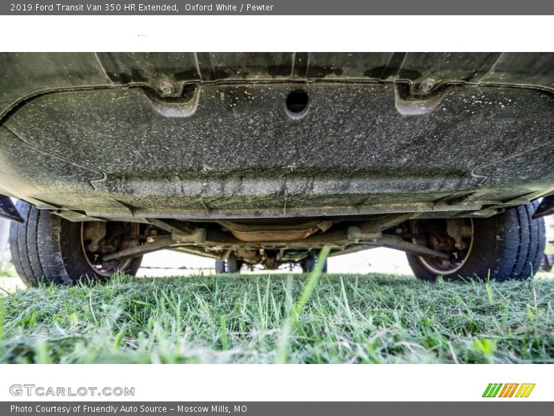 Oxford White / Pewter 2019 Ford Transit Van 350 HR Extended