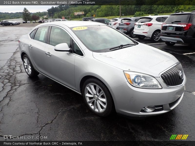 Quicksilver Metallic / Medium Titanium 2012 Buick Verano FWD