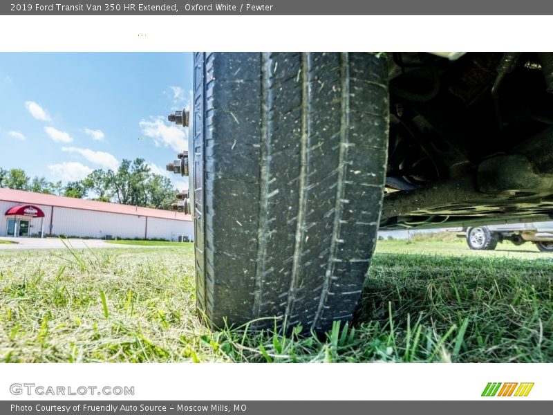 Oxford White / Pewter 2019 Ford Transit Van 350 HR Extended