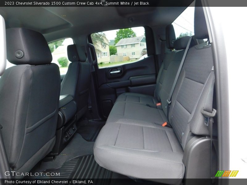 Rear Seat of 2023 Silverado 1500 Custom Crew Cab 4x4