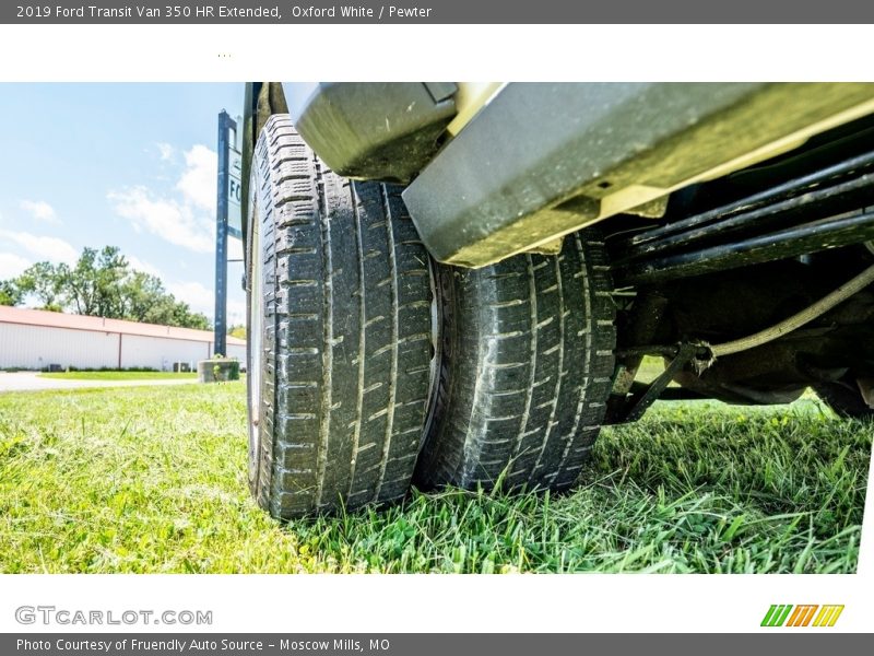 Oxford White / Pewter 2019 Ford Transit Van 350 HR Extended
