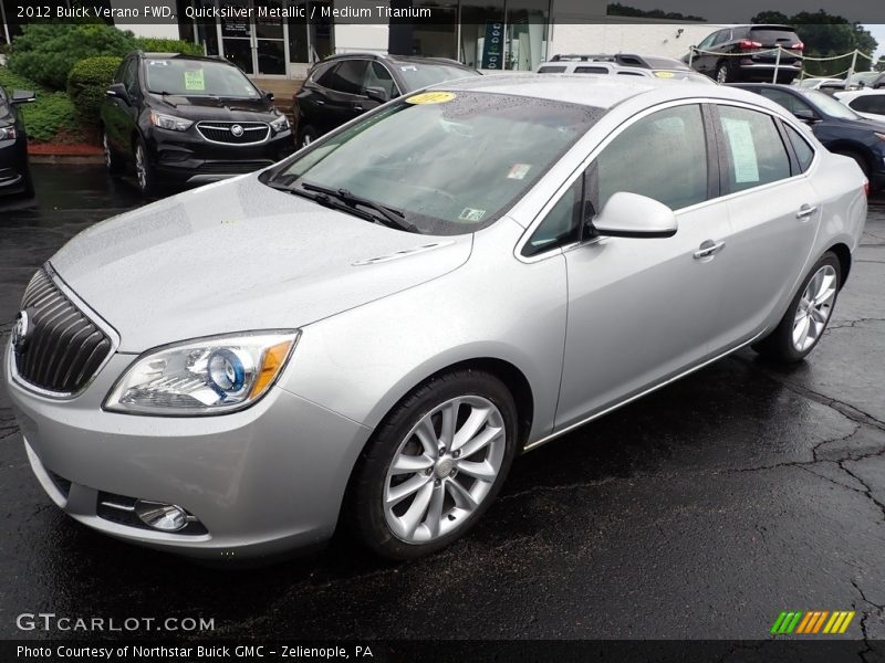 Quicksilver Metallic / Medium Titanium 2012 Buick Verano FWD