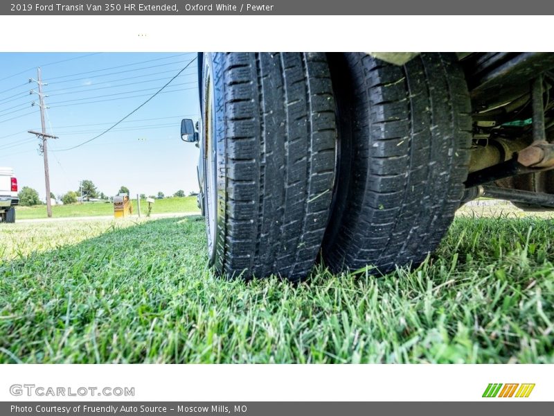 Oxford White / Pewter 2019 Ford Transit Van 350 HR Extended