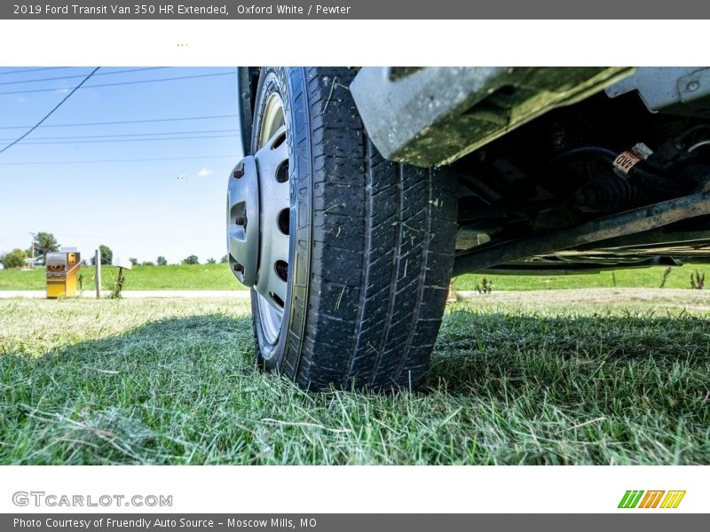 Oxford White / Pewter 2019 Ford Transit Van 350 HR Extended