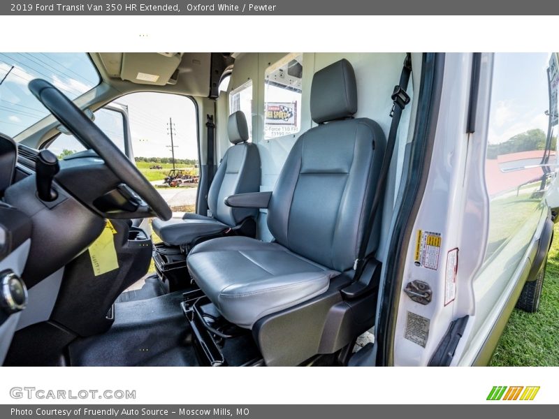Front Seat of 2019 Transit Van 350 HR Extended