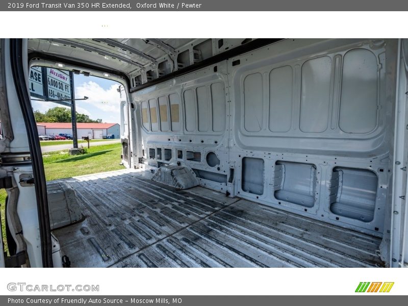 Oxford White / Pewter 2019 Ford Transit Van 350 HR Extended