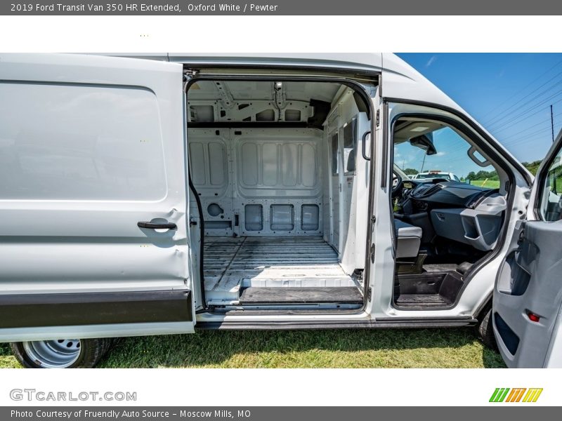 Oxford White / Pewter 2019 Ford Transit Van 350 HR Extended