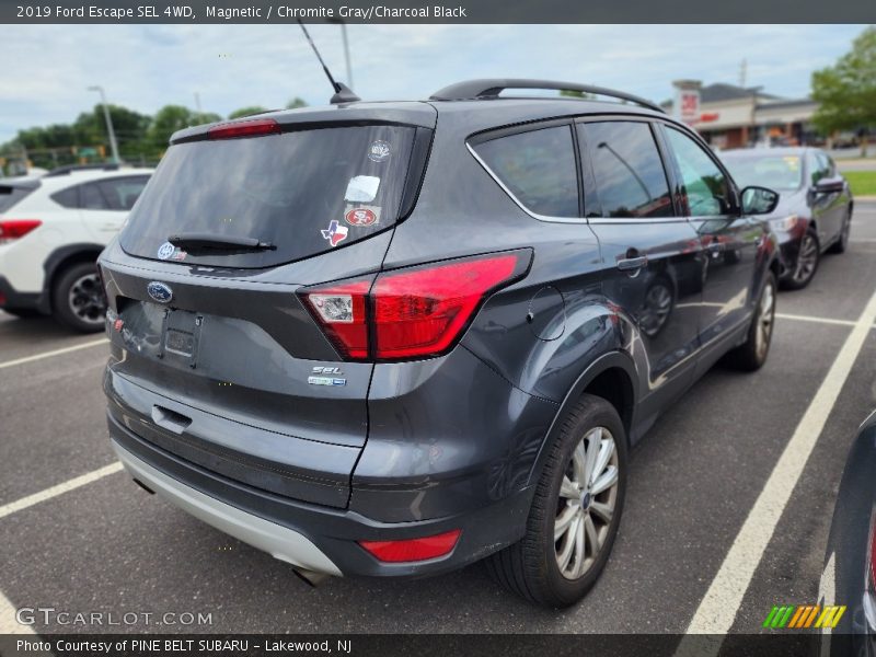 Magnetic / Chromite Gray/Charcoal Black 2019 Ford Escape SEL 4WD