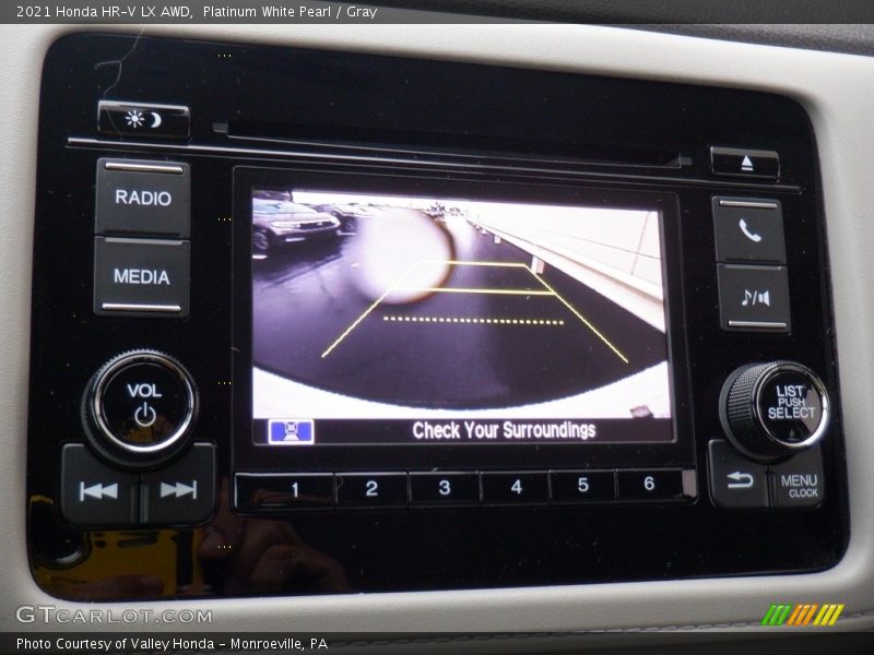 Platinum White Pearl / Gray 2021 Honda HR-V LX AWD
