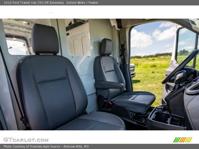 Oxford White / Pewter 2019 Ford Transit Van 350 HR Extended