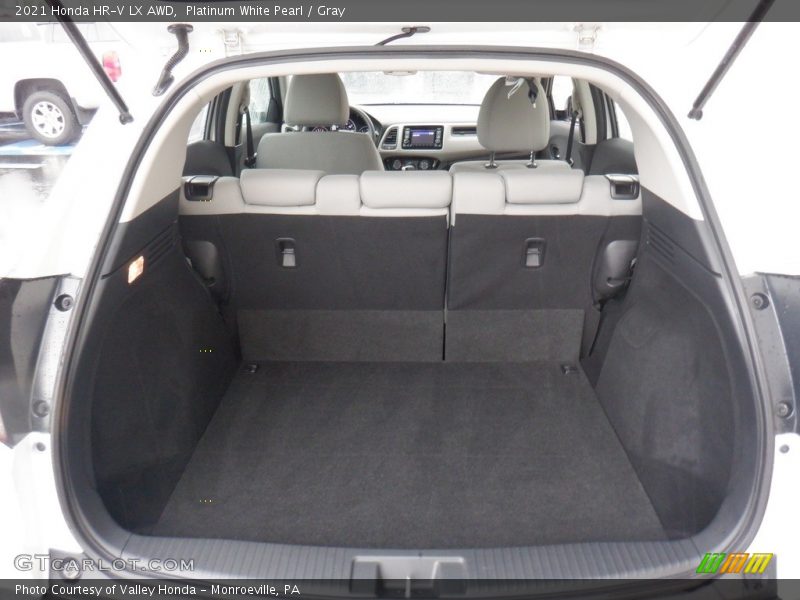 Platinum White Pearl / Gray 2021 Honda HR-V LX AWD