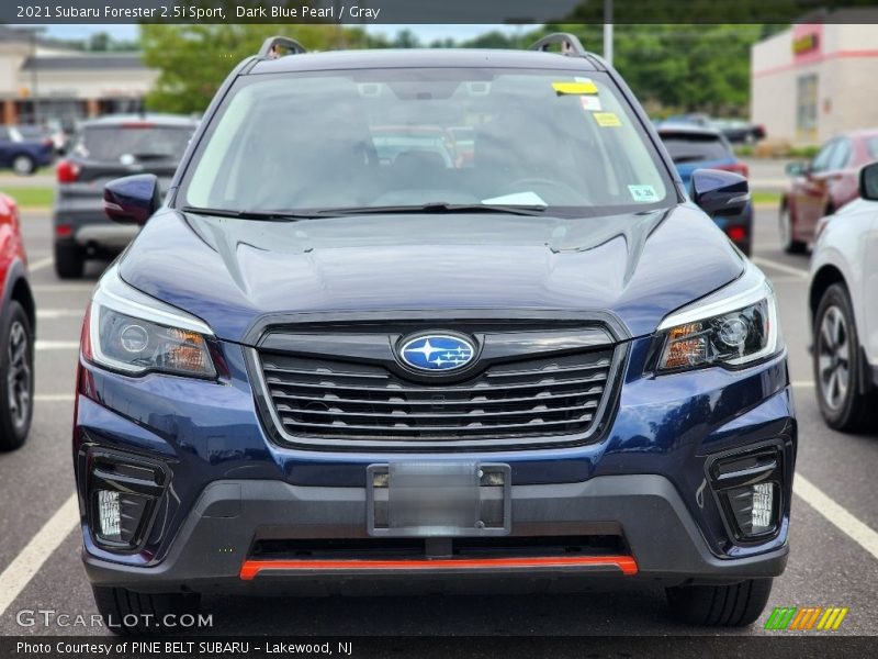 Dark Blue Pearl / Gray 2021 Subaru Forester 2.5i Sport
