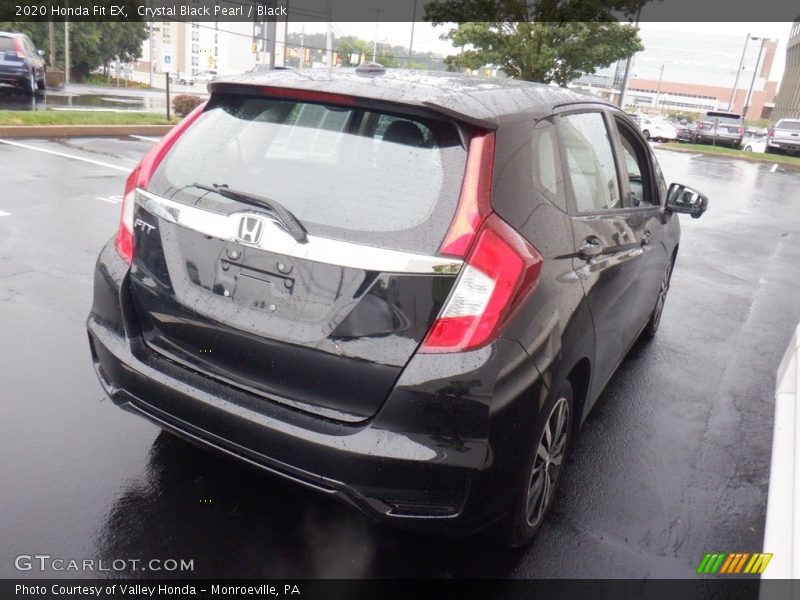 Crystal Black Pearl / Black 2020 Honda Fit EX
