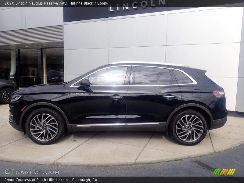  2020 Nautilus Reserve AWD Infinite Black