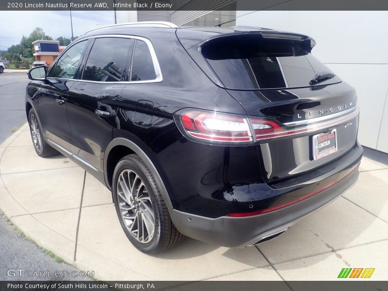 Infinite Black / Ebony 2020 Lincoln Nautilus Reserve AWD