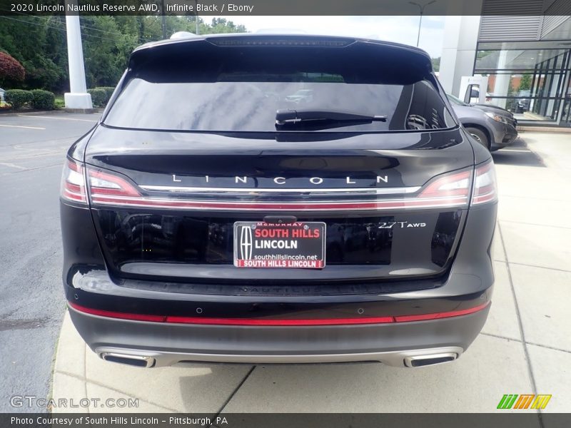 Infinite Black / Ebony 2020 Lincoln Nautilus Reserve AWD
