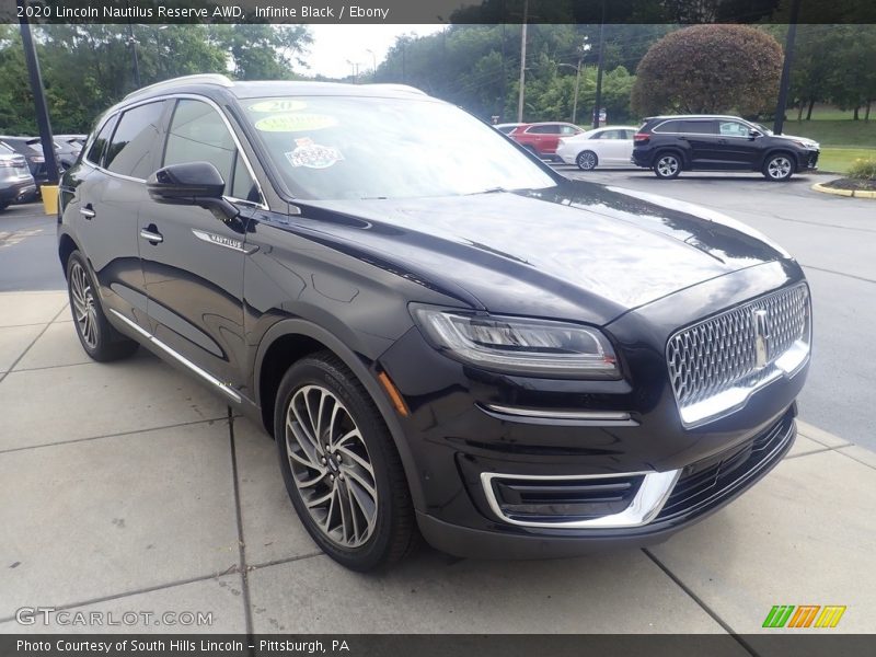 Front 3/4 View of 2020 Nautilus Reserve AWD