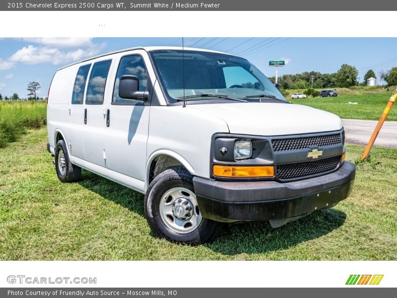 Summit White / Medium Pewter 2015 Chevrolet Express 2500 Cargo WT