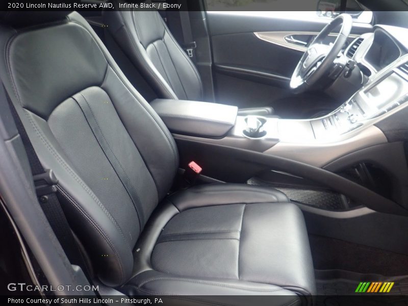 Front Seat of 2020 Nautilus Reserve AWD
