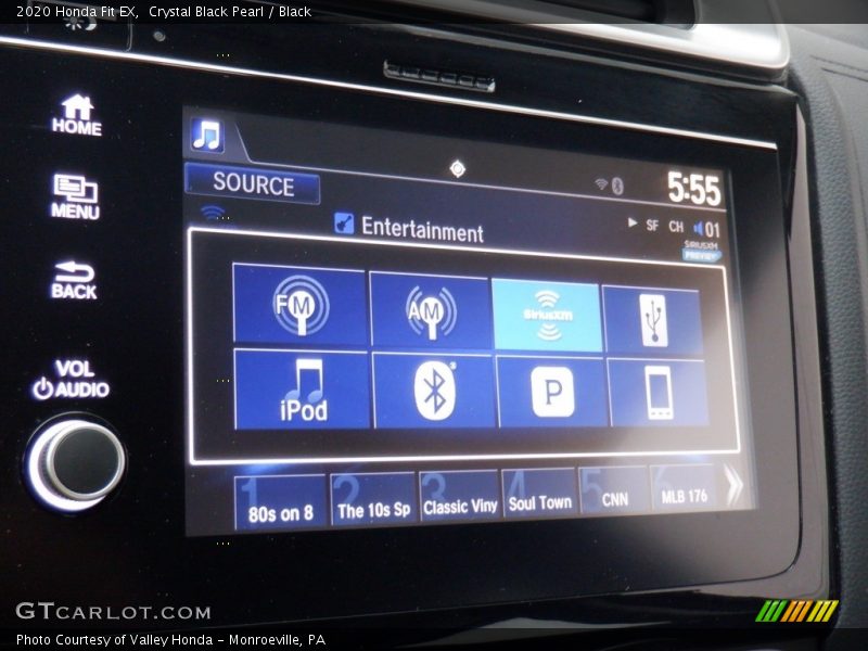 Crystal Black Pearl / Black 2020 Honda Fit EX