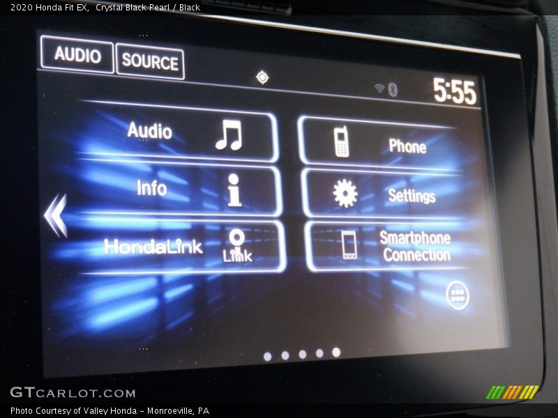 Crystal Black Pearl / Black 2020 Honda Fit EX
