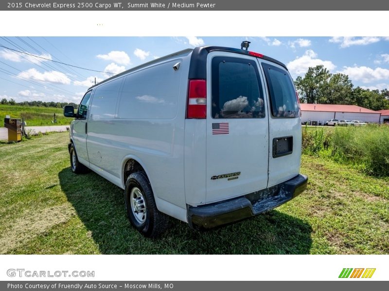 Summit White / Medium Pewter 2015 Chevrolet Express 2500 Cargo WT