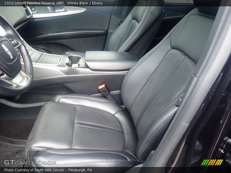 Front Seat of 2020 Nautilus Reserve AWD