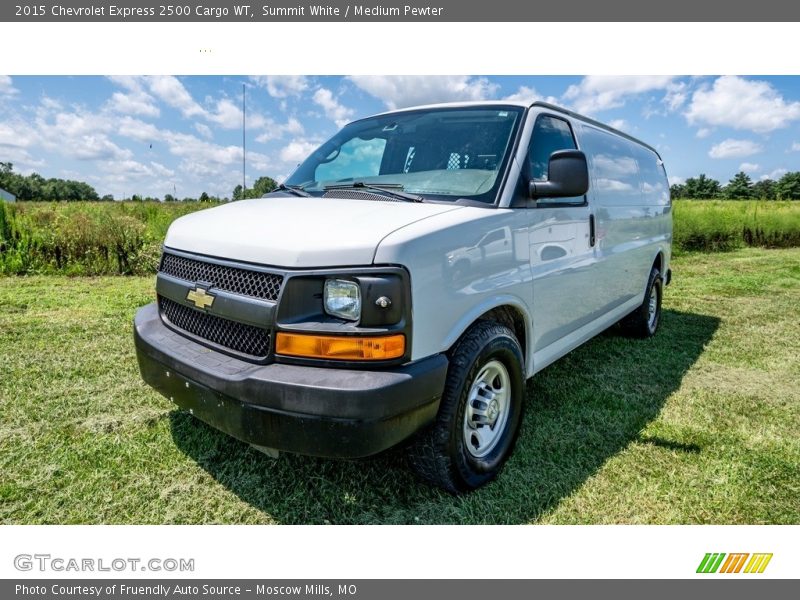 Summit White / Medium Pewter 2015 Chevrolet Express 2500 Cargo WT