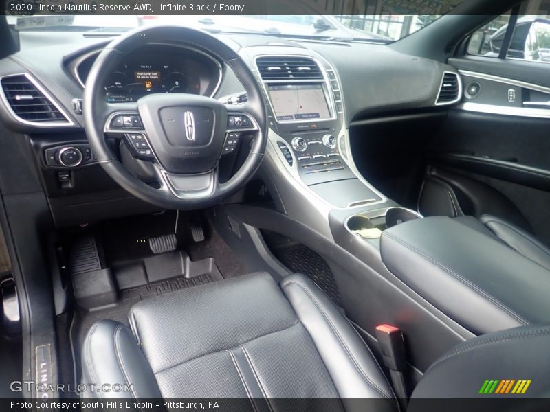  2020 Nautilus Reserve AWD Ebony Interior