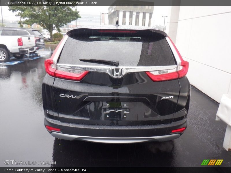 Crystal Black Pearl / Black 2019 Honda CR-V EX AWD