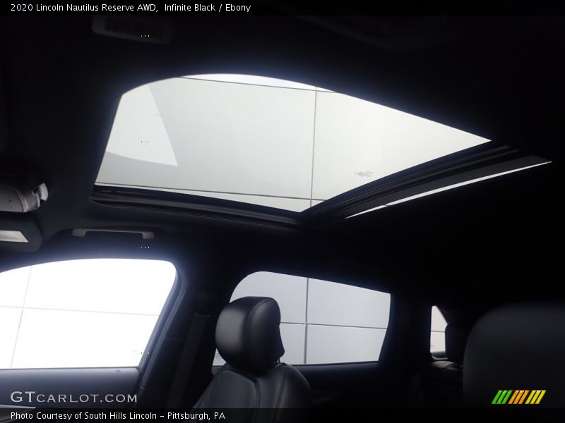 Sunroof of 2020 Nautilus Reserve AWD
