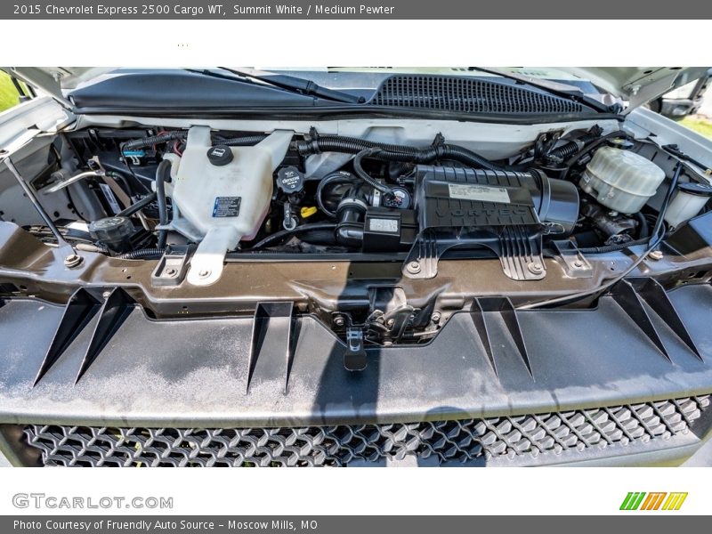 Summit White / Medium Pewter 2015 Chevrolet Express 2500 Cargo WT