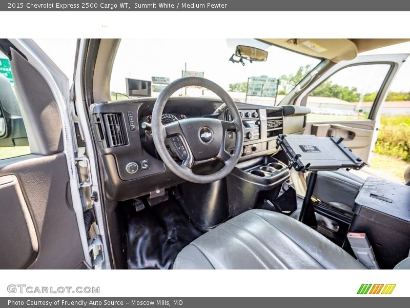 Summit White / Medium Pewter 2015 Chevrolet Express 2500 Cargo WT