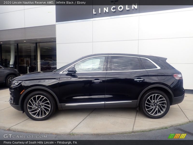  2020 Nautilus Reserve AWD Infinite Black