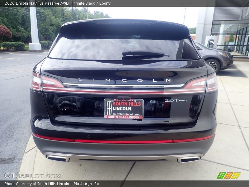 Infinite Black / Ebony 2020 Lincoln Nautilus Reserve AWD