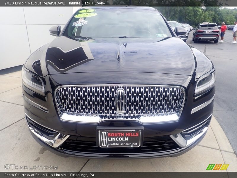 Infinite Black / Ebony 2020 Lincoln Nautilus Reserve AWD