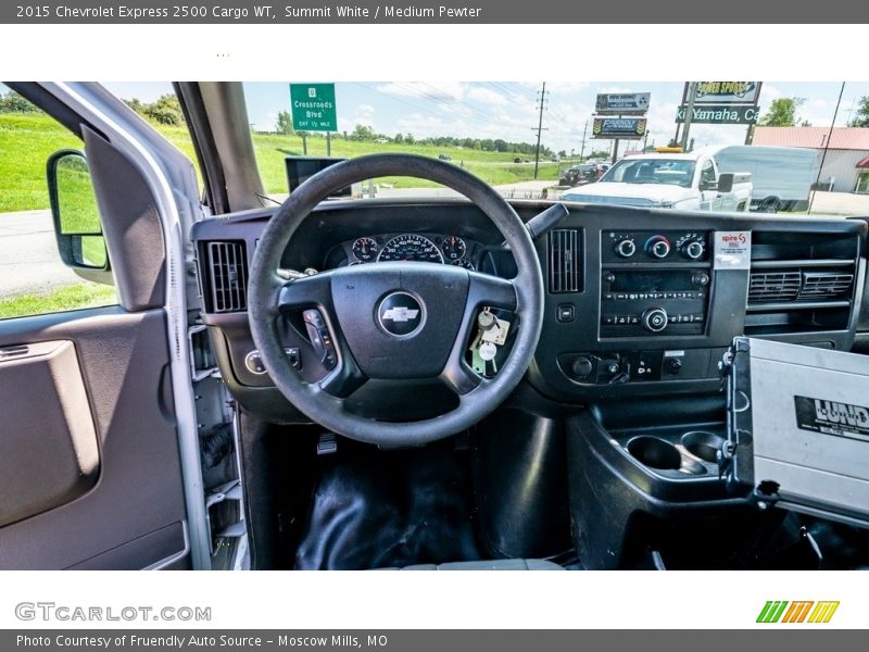 Summit White / Medium Pewter 2015 Chevrolet Express 2500 Cargo WT