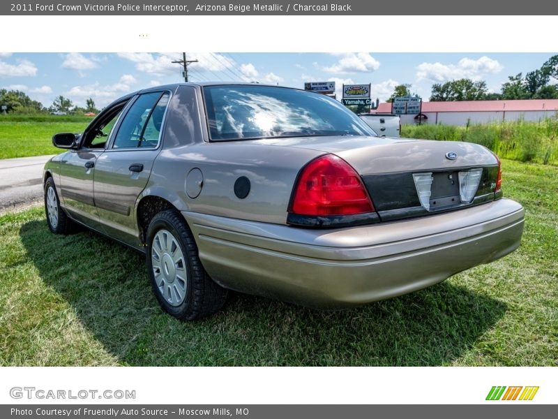 Arizona Beige Metallic / Charcoal Black 2011 Ford Crown Victoria Police Interceptor